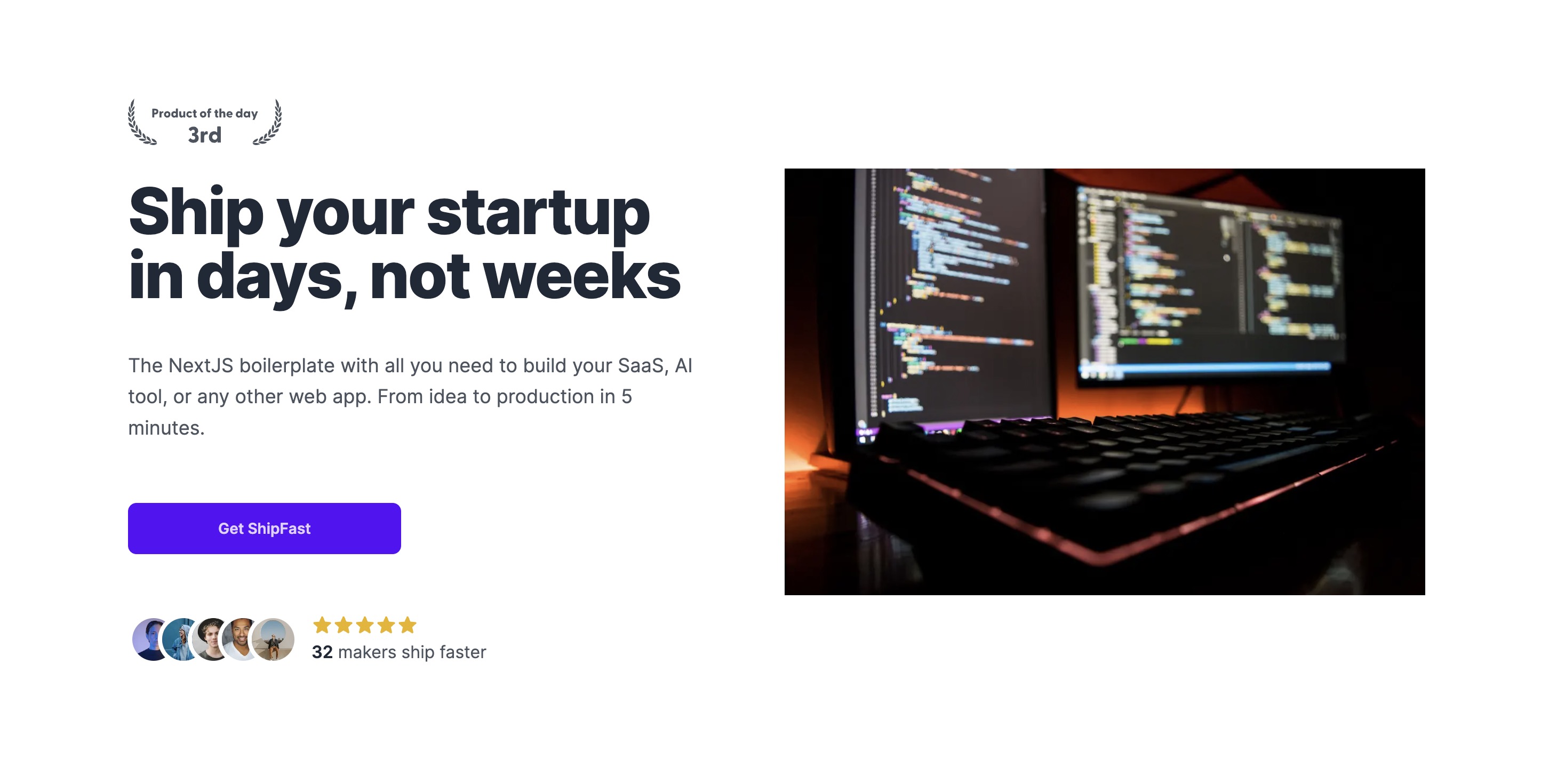A Hero component for WeeShip boilerplate