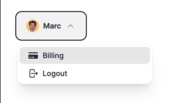 A Button Account component for WeeShip boilerplate